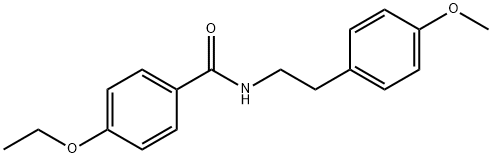4-ethoxy-N-[2-(4-methoxyphenyl)ethyl]benzamide Structure