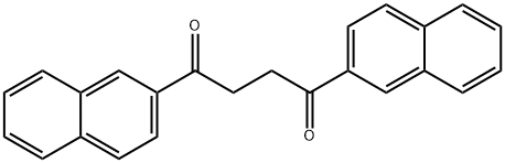 1,4-双(2-萘基)-1,4-丁二酮,34733-57-8,结构式