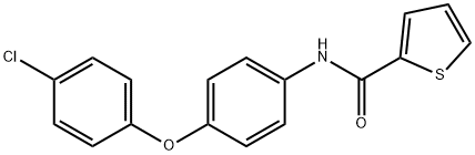 N-[4-(4-chlorophenoxy)phenyl]thiophene-2-carboxamide Structure