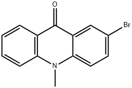 2-Bromo-10-methyl-10H-acridin-9-one,34811-52-4,结构式
