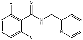 2,6-dichloro-N-(pyridin-2-ylmethyl)benzamide Structure