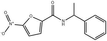 5-nitro-N-(1-phenylethyl)furan-2-carboxamide Structure