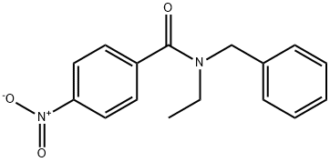 N-Benzyl-N-ethyl-4-nitrobenzamide Structure