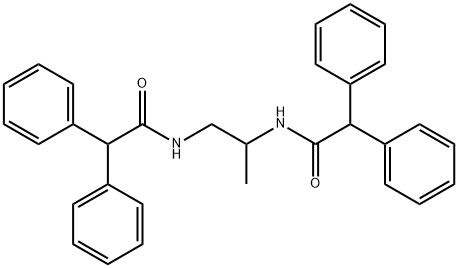 N,N'-1,2-propanediylbis(2,2-diphenylacetamide) Structure