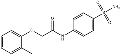N-(4-sulfamoylphenyl)-2-(o-tolyloxy)acetamide 结构式