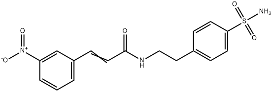 349538-55-2 (E)-3-(3-nitrophenyl)-N-[2-(4-sulfamoylphenyl)ethyl]prop-2-enamide