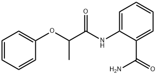 2-[(2-phenoxypropanoyl)amino]benzamide Structure