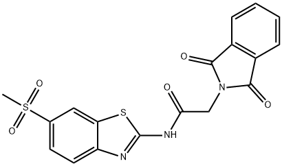 2-(1,3-dioxoisoindolin-2-yl)-N-(6-(methylsulfonyl)benzo[d]thiazol-2-yl)acetamide|