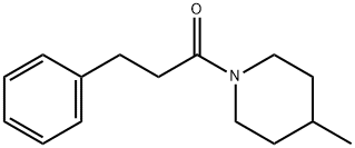 4-methyl-1-(3-phenylpropanoyl)piperidine Structure