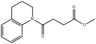 methyl 4-oxo-4-(1,2,3,4-tetrahydroquinolin-1-yl)butanoate 结构式