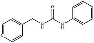 1-苯基-3-(吡啶-4-基甲基)脲 结构式