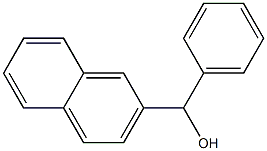 (2-naphthyl)phenylmethanol Structure