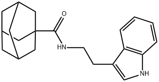 N-[2-(1H-indol-3-yl)ethyl]-1-adamantanecarboxamide,351073-87-5,结构式