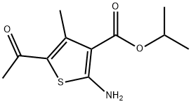 propan-2-yl 5-acetyl-2-amino-4-methylthiophene-3-carboxylate,351156-62-2,结构式