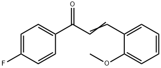 (2E)-1-(4-fluorophenyl)-3-(2-methoxyphenyl)prop-2-en-1-one, 351339-25-8, 结构式
