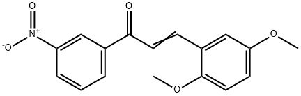 (2E)-3-(2,5-dimethoxyphenyl)-1-(3-nitrophenyl)prop-2-en-1-one,351339-40-7,结构式