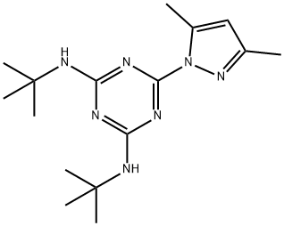 351346-22-0 N,N'-di-tert-butyl-6-(3,5-dimethyl-1H-pyrazol-1-yl)-1,3,5-triazine-2,4-diamine