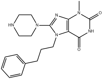 353255-08-0 3-Methyl-7-(3-phenyl-propyl)-8-piperazin-1-yl-3,7-dihydro-purine-2,6-dione