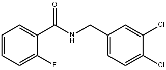 N-[(3,4-dichlorophenyl)methyl]-2-fluorobenzamide|