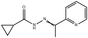 N-[(E)-1-pyridin-2-ylethylideneamino]cyclopropanecarboxamide Struktur