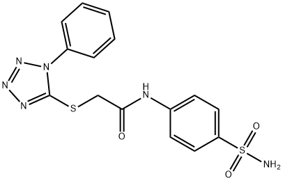 2-((1-phenyl-1H-tetrazol-5-yl)thio)-N-(4-sulfamoylphenyl)acetamide Structure