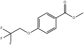 methyl 4-(2,2,2-trifluoroethoxy)benzoate Struktur