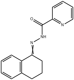 N-[(Z)-3,4-dihydro-2H-naphthalen-1-ylideneamino]pyridine-2-carboxamide Struktur