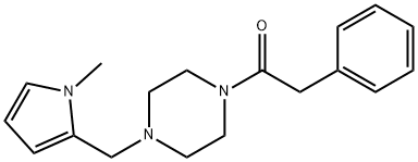 1-[4-[(1-methylpyrrol-2-yl)methyl]piperazin-1-yl]-2-phenylethanone|