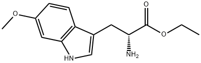 D-Tryptophan, 6-methoxy-, ethyl ester 化学構造式