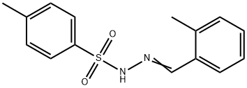 4-methyl-N-[(2-methylphenyl)methylideneamino]benzenesulfonamide 化学構造式