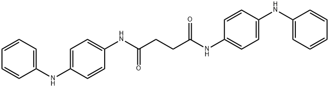 N,N'-bis(4-anilinophenyl)succinamide Structure