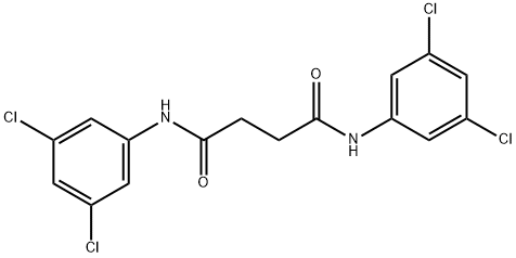 N,N'-bis(3,5-dichlorophenyl)succinamide 化学構造式