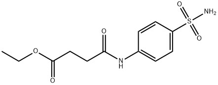 ethyl 4-{[4-(aminosulfonyl)phenyl]amino}-4-oxobutanoate 结构式