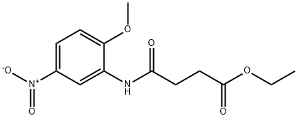 ethyl 4-[(2-methoxy-5-nitrophenyl)amino]-4-oxobutanoate|