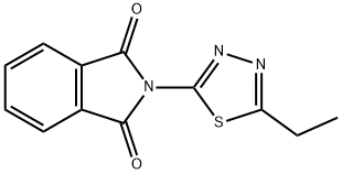 2-(5-Ethyl-[1,3,4]thiadiazol-2-yl)-isoindole-1,3-dione Structure