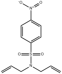 4-nitro-N,N-di(prop-2-en-1-yl)benzenesulfonamide 化学構造式