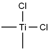 Dichlorodimethyl titanium 化学構造式