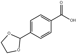 4-(1,3-二四氢呋喃-2-基)苯甲酸 结构式