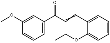 (2E)-3-(2-ethoxyphenyl)-1-(3-methoxyphenyl)prop-2-en-1-one, 358656-49-2, 结构式