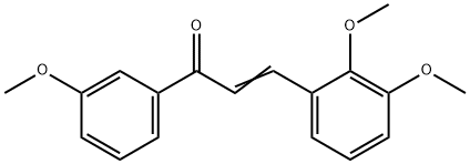 (2E)-3-(2,3-dimethoxyphenyl)-1-(3-methoxyphenyl)prop-2-en-1-one, 358656-55-0, 结构式