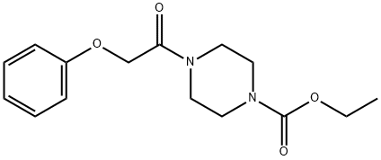 ethyl 4-(phenoxyacetyl)-1-piperazinecarboxylate|