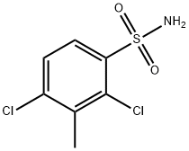 2,4-dichloro-3-methylbenzenesulfonamide Struktur