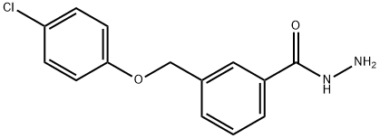 3-[(4-chlorophenoxy)methyl]benzohydrazide 化学構造式