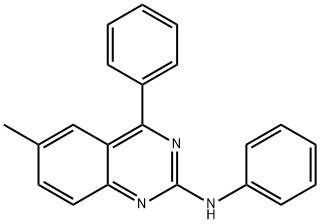 6-methyl-N,4-diphenylquinazolin-2-amine Structure