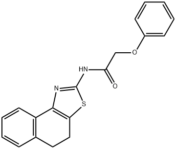 N-(4,5-dihydronaphtho[1,2-d]thiazol-2-yl)-2-phenoxyacetamide,361471-13-8,结构式
