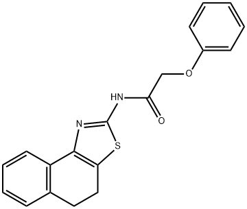 N-(4,5-dihydronaphtho[1,2-d]thiazol-2-yl)-2-phenoxyacetamide Struktur