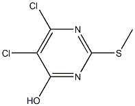 5,6-Dichloro-2-(methylthio)pyrimidin-4-ol|