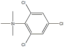 trimethyl-(2,4,6-trichlorophenyl)silane Structure