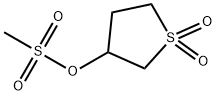 1,1-dioxidotetrahydro-3-thienyl methanesulfonate Struktur