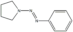 Pyrrolidine,1-(2-phenyldiazenyl)- Structure